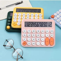 12-Digit Desktop Calculator | Mechanical Keys | Battery Operated